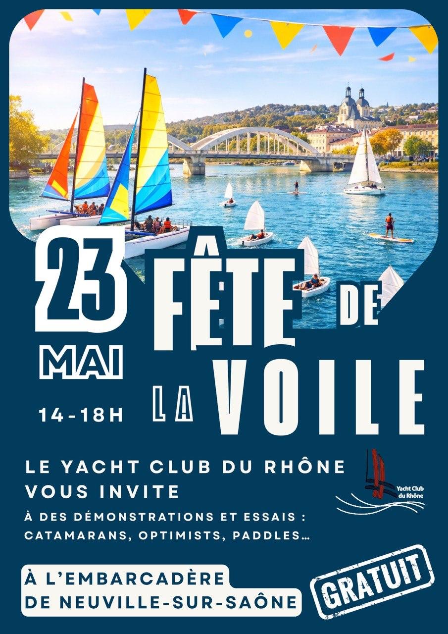 Fête de la voile 23 mai YCR Neuville-sur-Saône